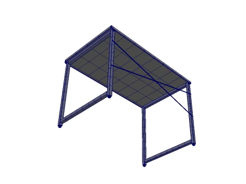 Study Table 3D Model