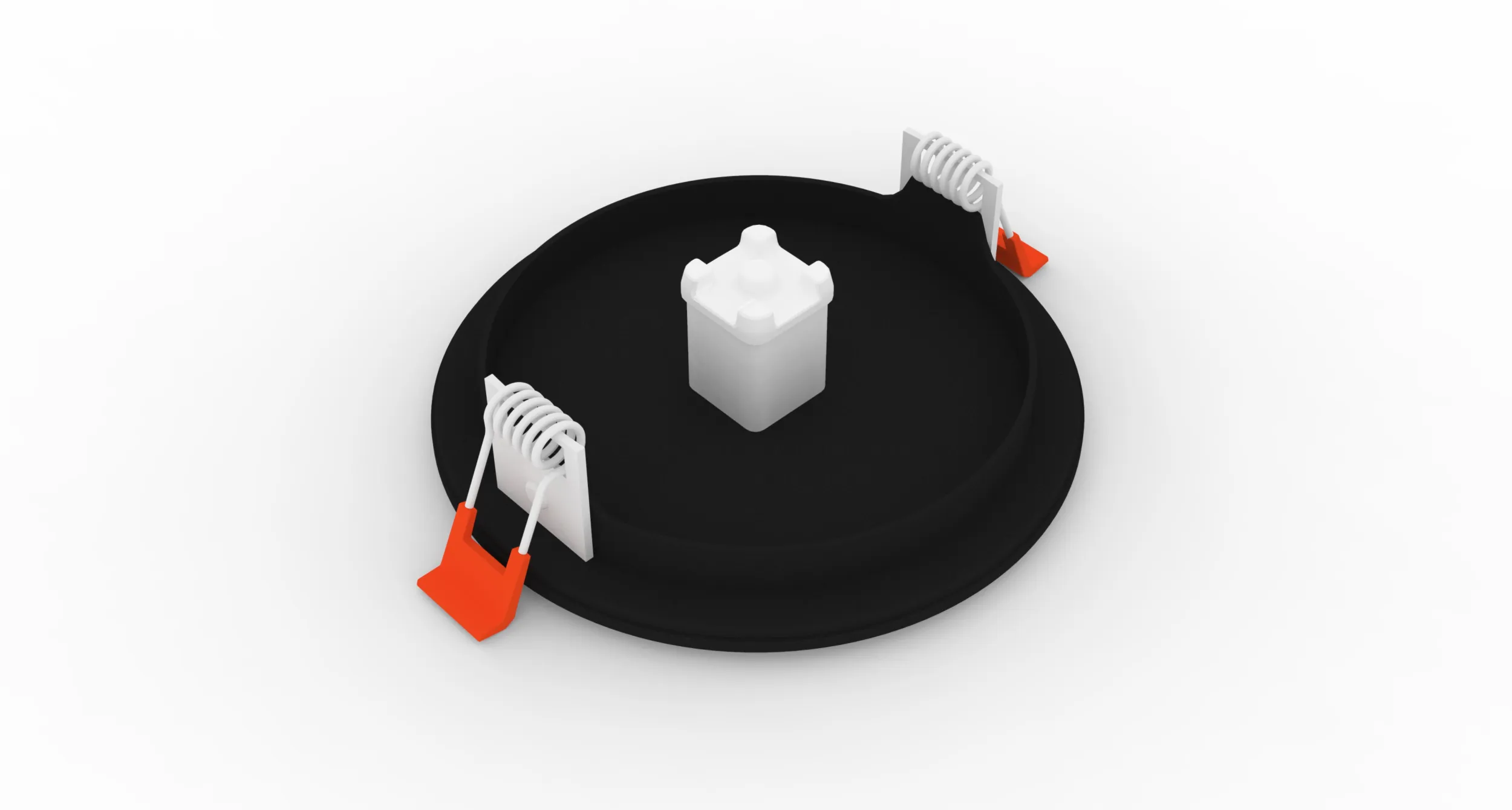 Ceiling Light 3D Model .c4d .max .obj .3ds .fbx .stl .blend