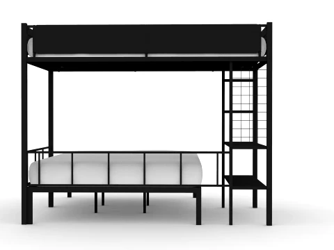 Bunk Bed 3D Model