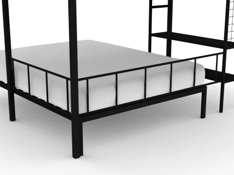 Bunk Bed 3D Model