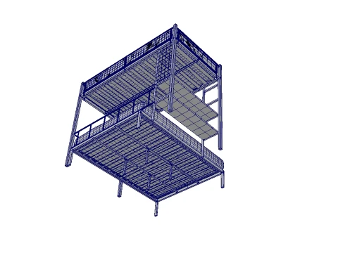 Bunk Bed 3D Model