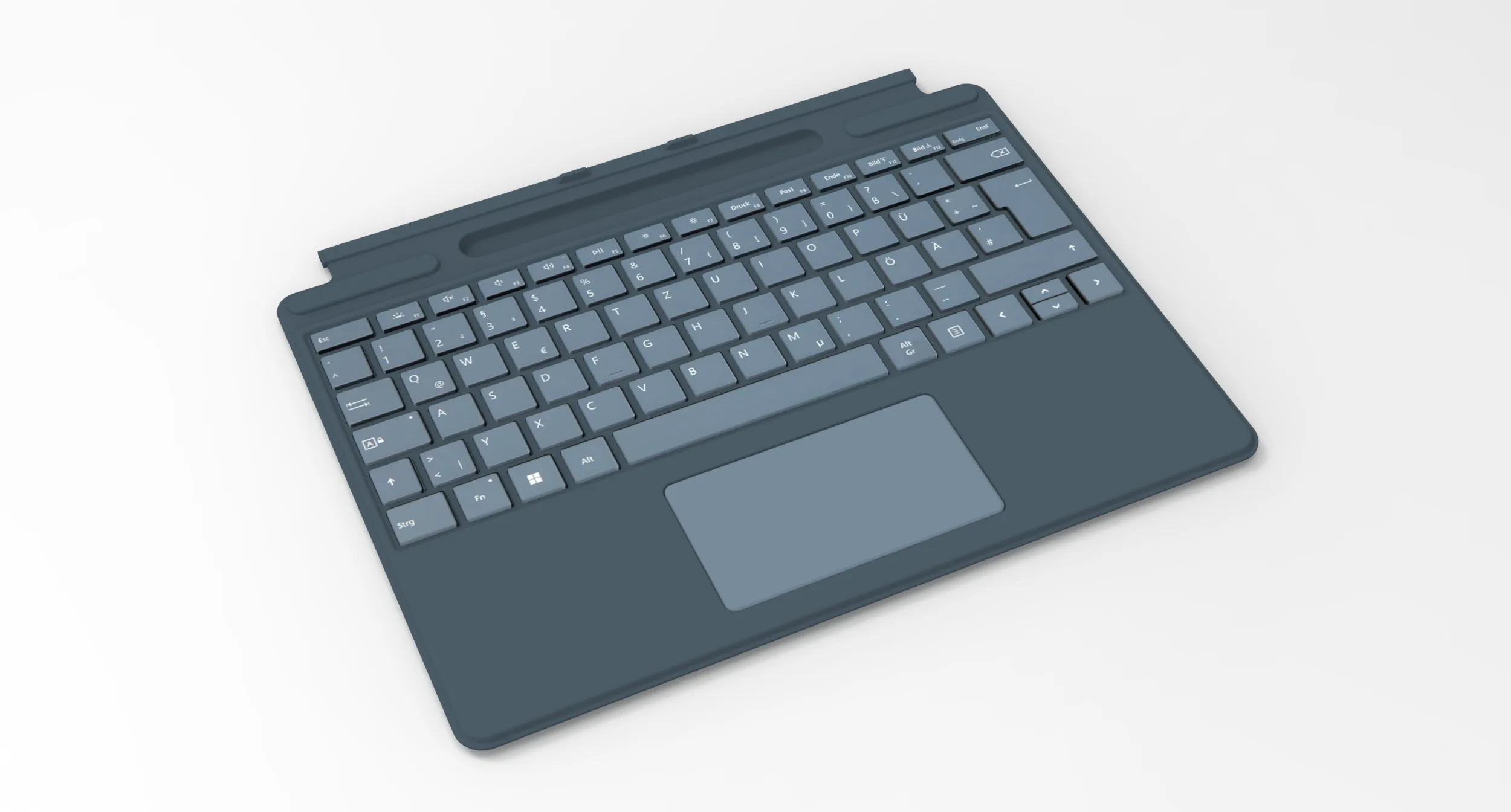 Keyboard 3D Model .c4d .max .obj .3ds .fbx .stl .blend