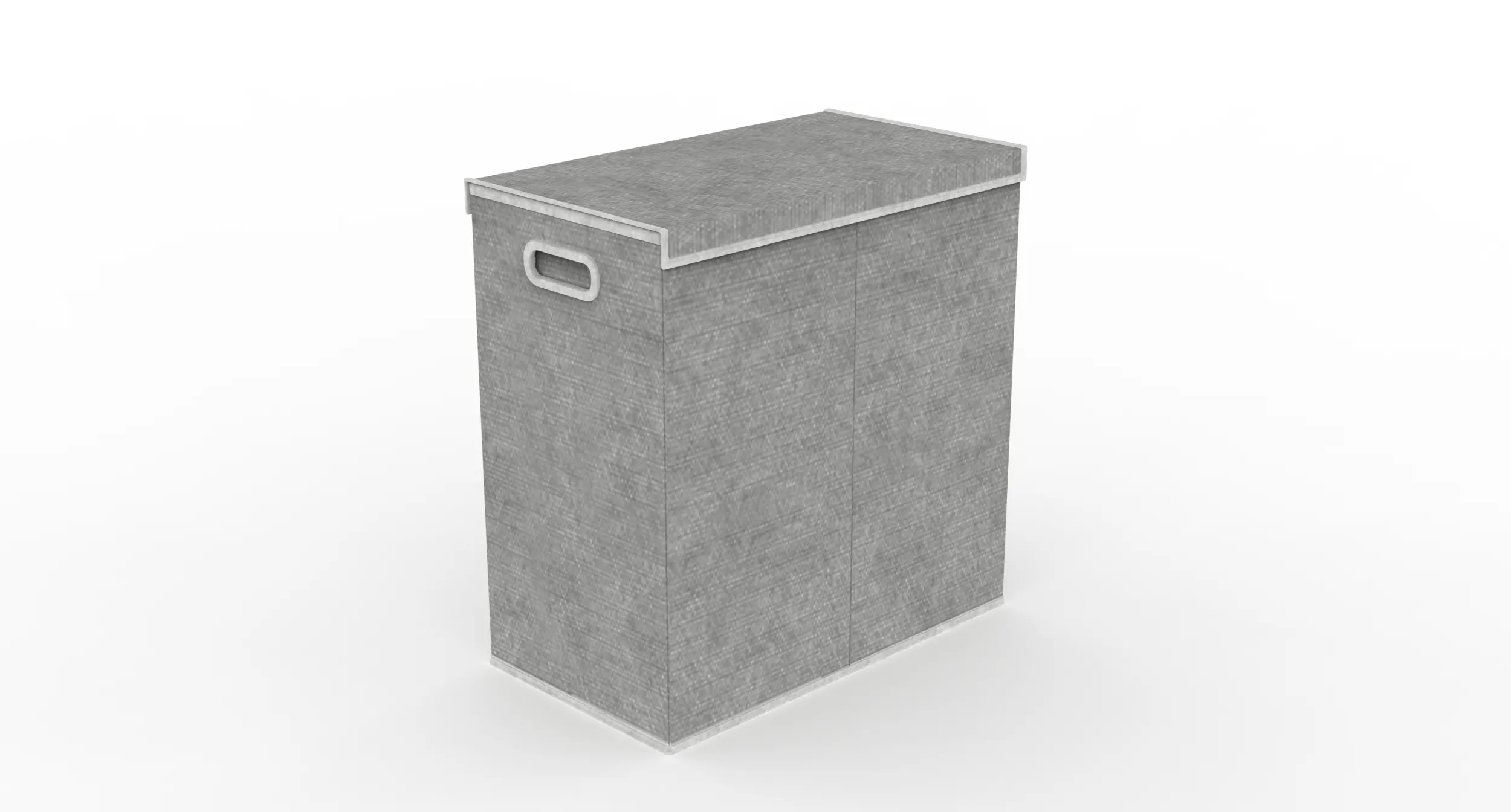 Laundry Basket 3D Model .c4d .max .obj .3ds .fbx .stl .blend 