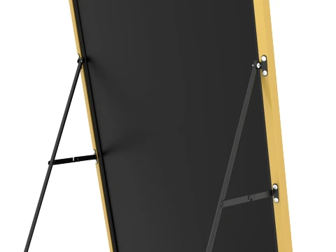 Floor Mirror with Stand 3D Model