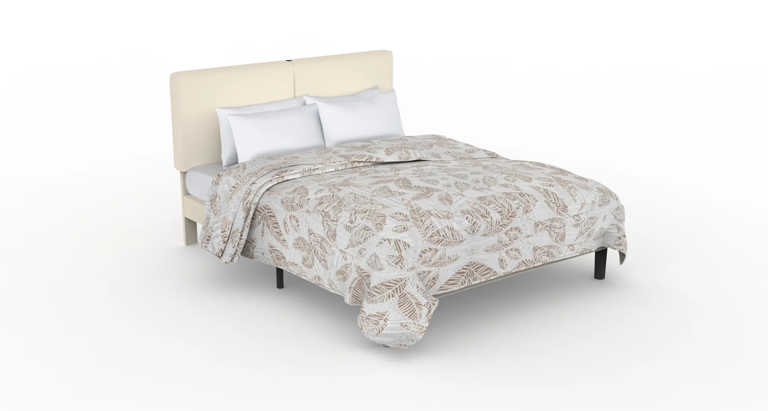 Bed 3D Model .c4d .max .obj .3ds .fbx .stl .blend