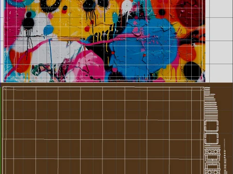 Wall Painting 3D Model