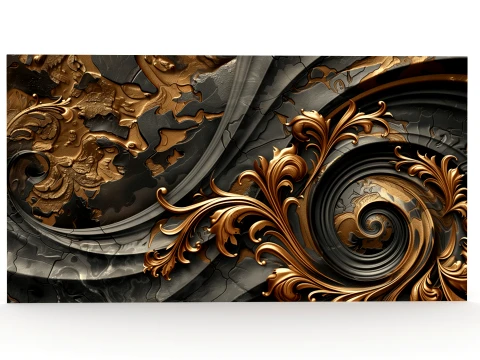 Pittura murale Modello 3D