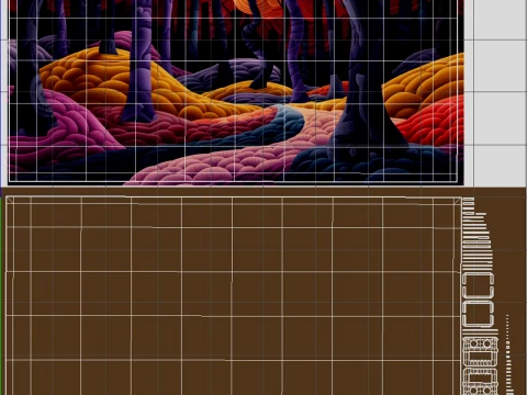 Wall Painting 3D Model