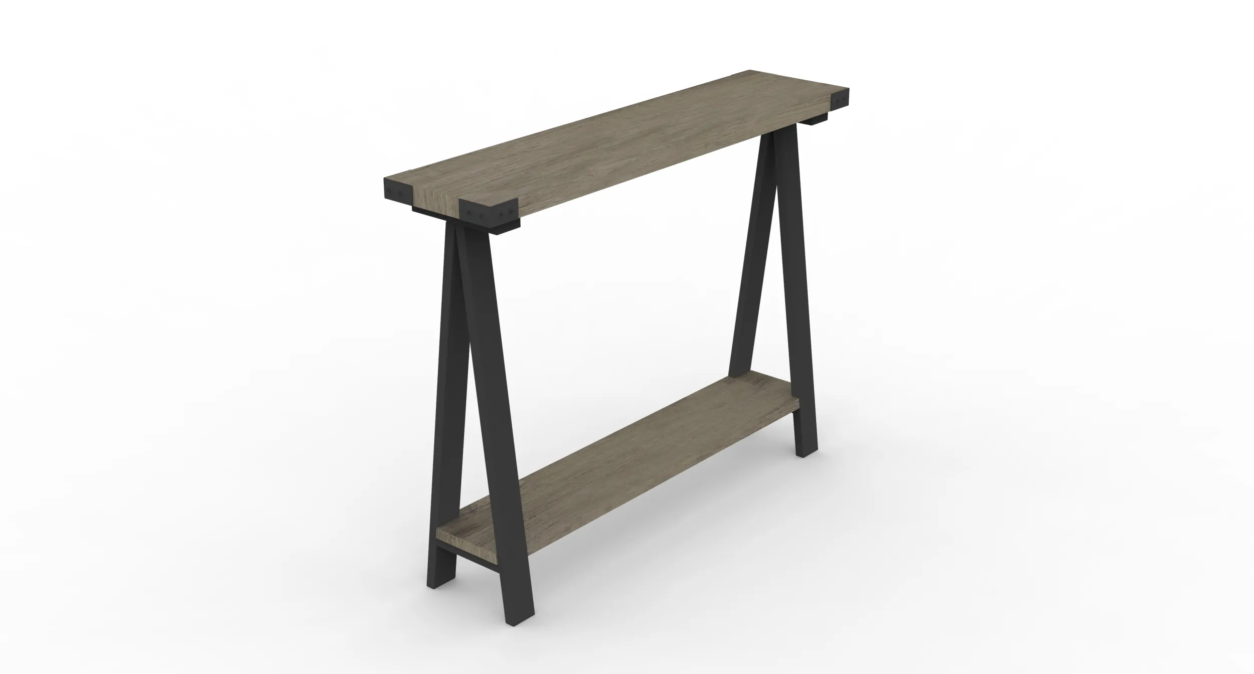Console Table 3D Model .c4d .max .obj .3ds .fbx .stl .blend 