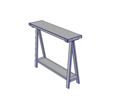 Console Table 3D Model