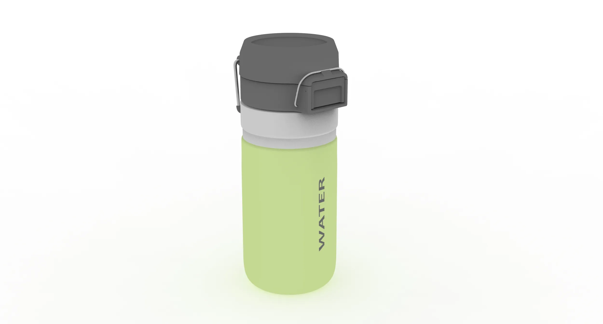 Water bottle 3D Model .c4d .max .obj .3ds .fbx .stl .blend 