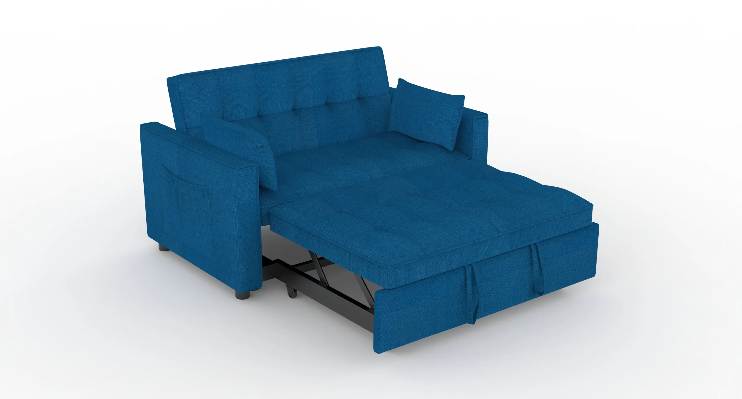 Sleeper Sofa Bed 3D Model .c4d .max .obj .3ds .fbx .stl .blend 