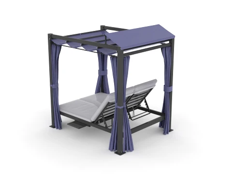 Hardtop Gazebo 3D Model