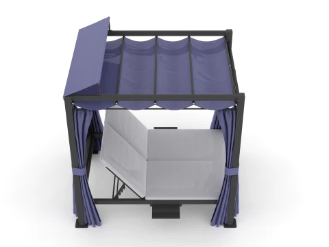Hardtop Gazebo 3D Model