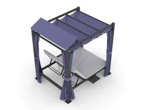 Hardtop Gazebo 3D Model