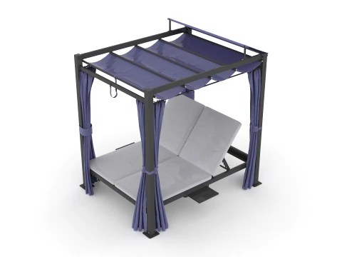 Hardtop Gazebo 3D Model
