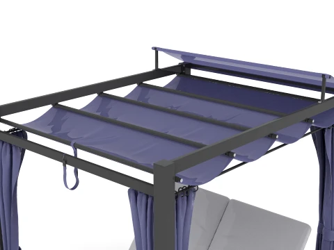 Hardtop Gazebo 3D Model