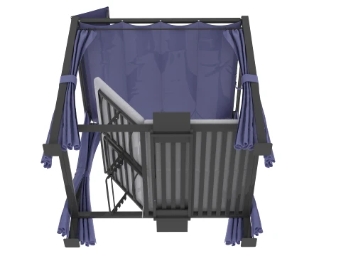Hardtop Gazebo 3D Model