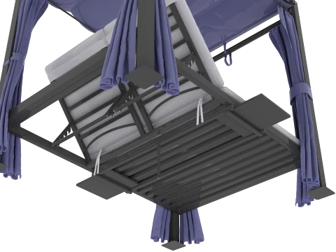Hardtop Gazebo 3D Model