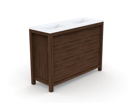 Modern Bathroom Vanity Cabinet 3D Model