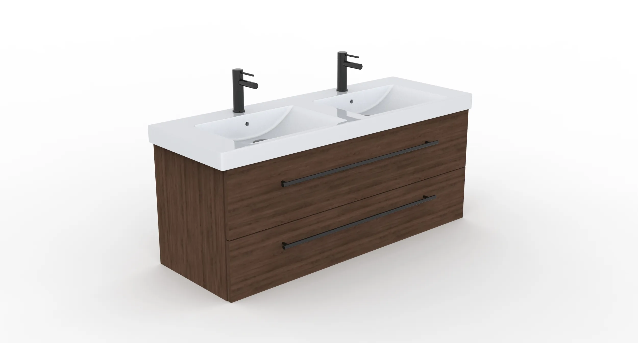Modern Bathroom Vanity Cabinet 3D Model .c4d .max .obj .3ds .fbx .stl .blend 