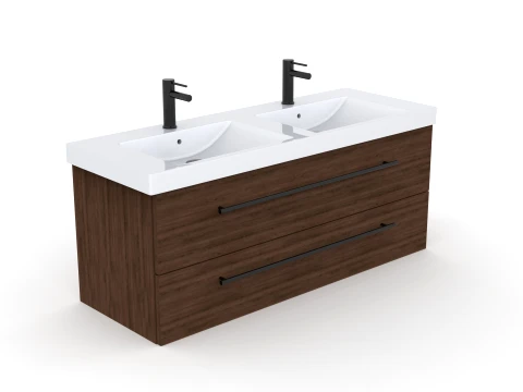 Mueble de tocador de ba&ntilde;o moderno Modelo 3D