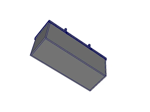 Modern Bathroom Vanity Cabinet 3D Model