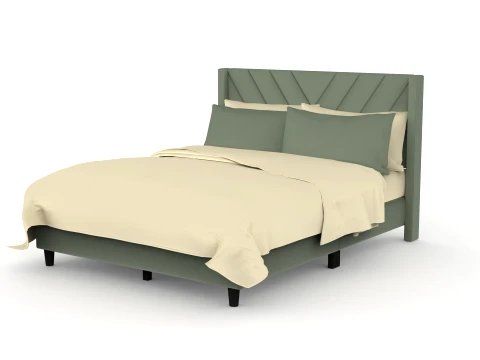 Bed Pillow Mattress Bedsheet 3D Model