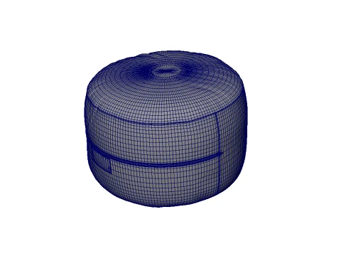 Ottoman Foot Rest 3D Model