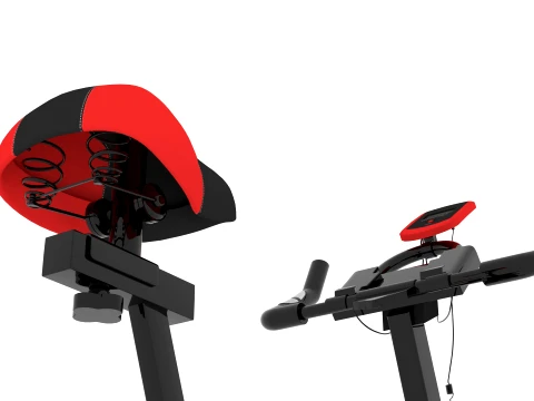 Exercise Bike 3D Model