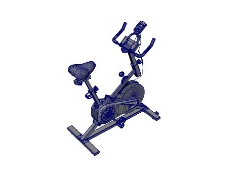 Exercise Bike 3D Model