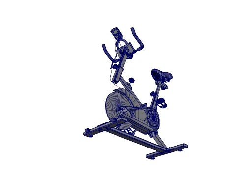 Exercise Bike 3D Model