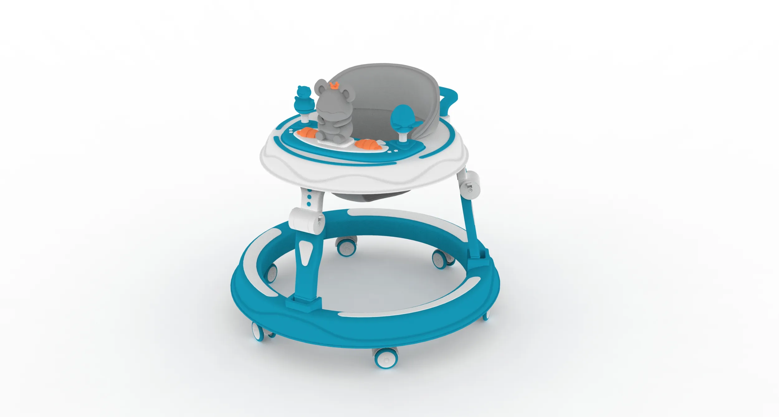 Baby Walker 3D Model .c4d .max .obj .3ds .fbx .stl .blend 