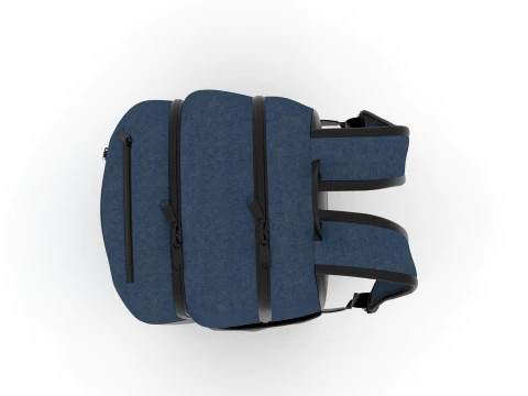 Backpack bag baggage 3D Model
