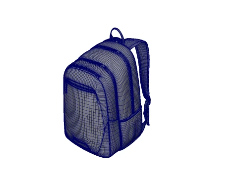 Backpack bag baggage 3D Model