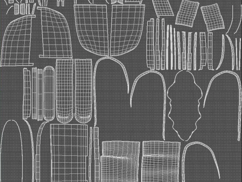 Backpack bag baggage 3D Model