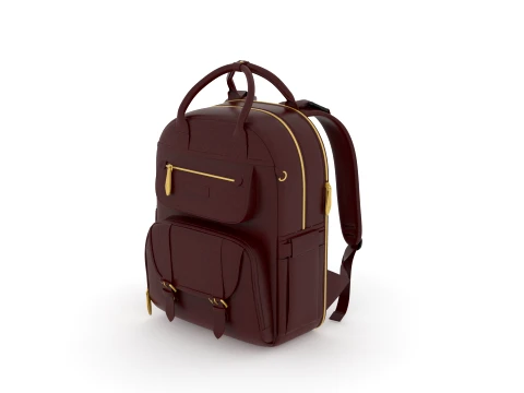 Backpack bag baggage 3D Model