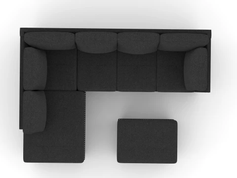 Sectional Sofa Couches 3D Model