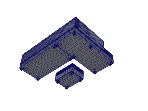 Sectional Sofa Couches 3D Model