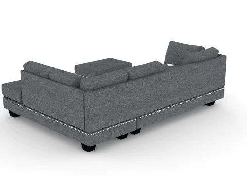 Sectional Sofa Couches 3D Model