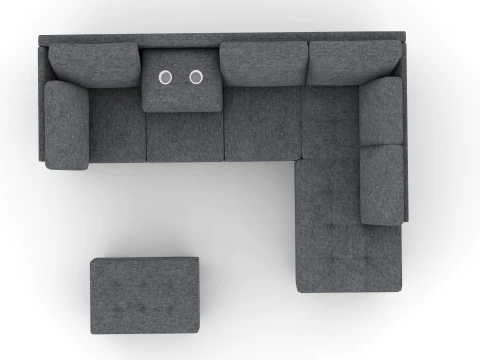 Sectional Sofa Couches 3D Model