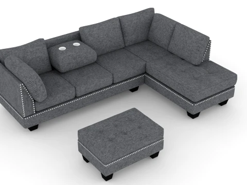 Sectional Sofa Couches 3D Model