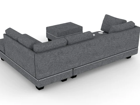 Sectional Sofa Couches 3D Model