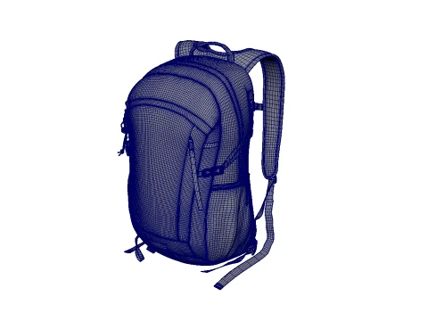 Backpack bag baggage 3D Model