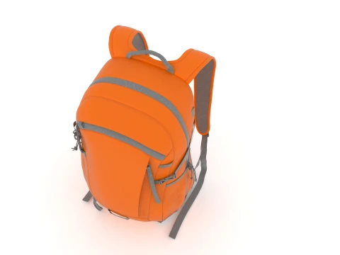 Backpack bag baggage 3D Model