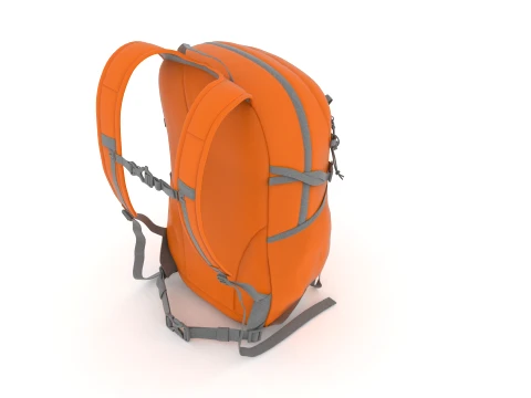 Backpack bag baggage 3D Model