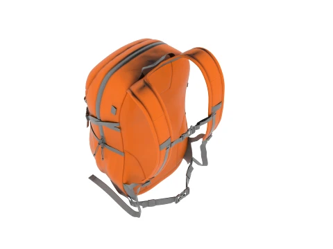 Backpack bag baggage 3D Model