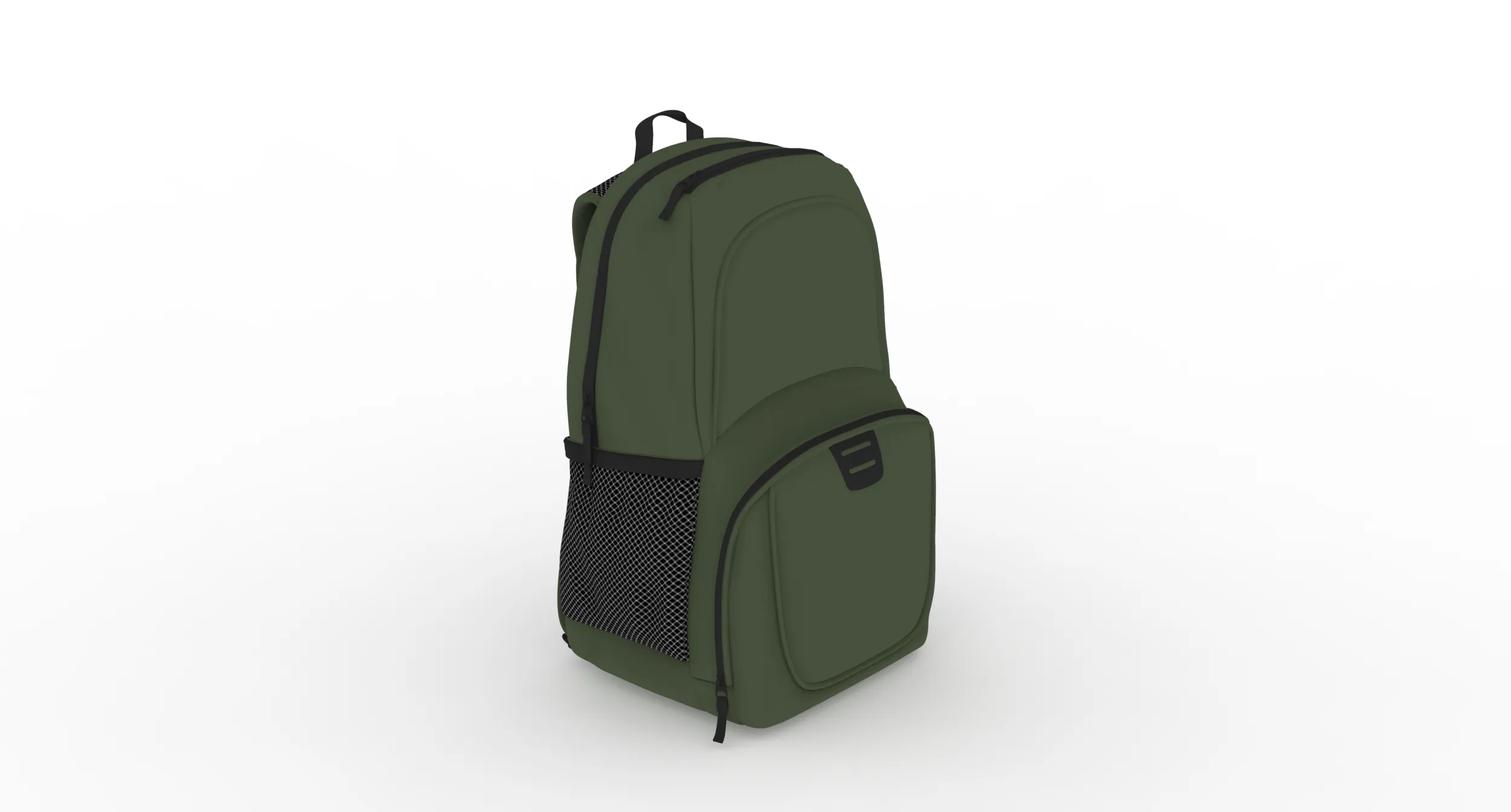 Backpack bag baggage 3D Model .c4d .max .obj .3ds .fbx .stl .blend 