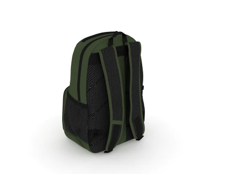 Backpack bag baggage 3D Model