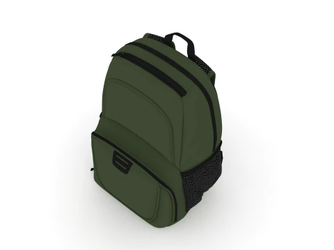 Backpack bag baggage 3D Model